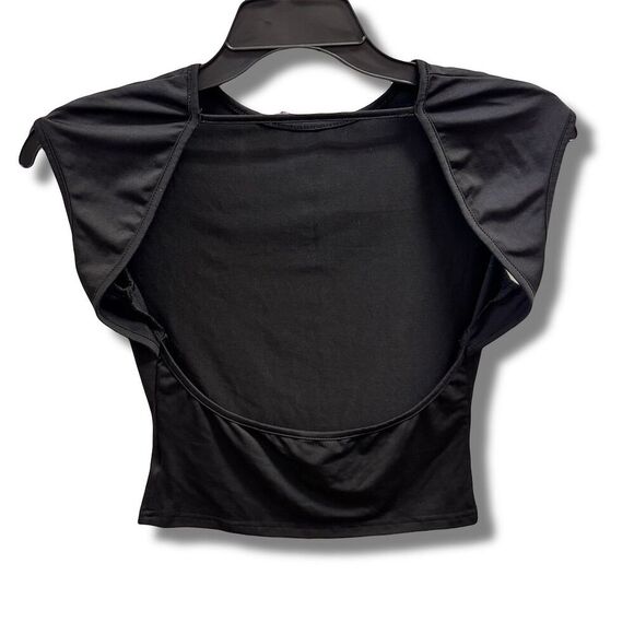 LNA Women's Black Sleeveless Top S Cut-Out Back - Picture 2 of 5